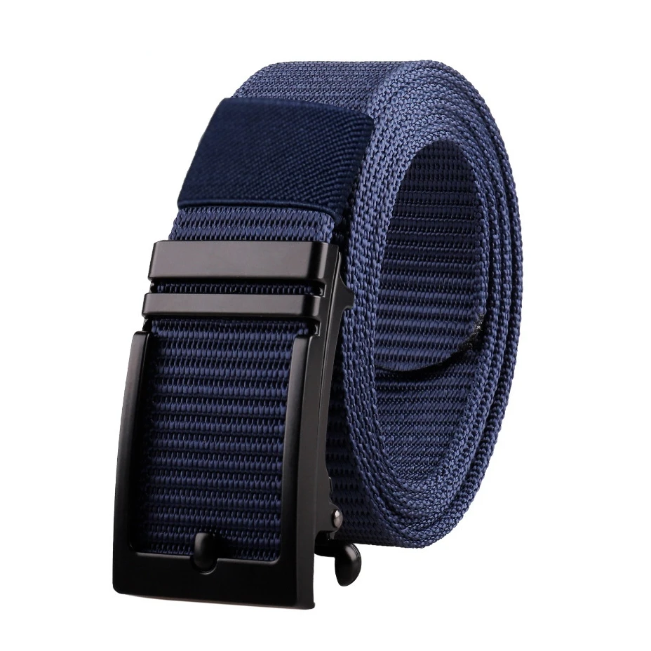 Nylon Belt for Men's Alloy Buckle Canvas Belt Outdoor Training with Tactical Automatic ratchet Belts golf Casual 140 Cinturones