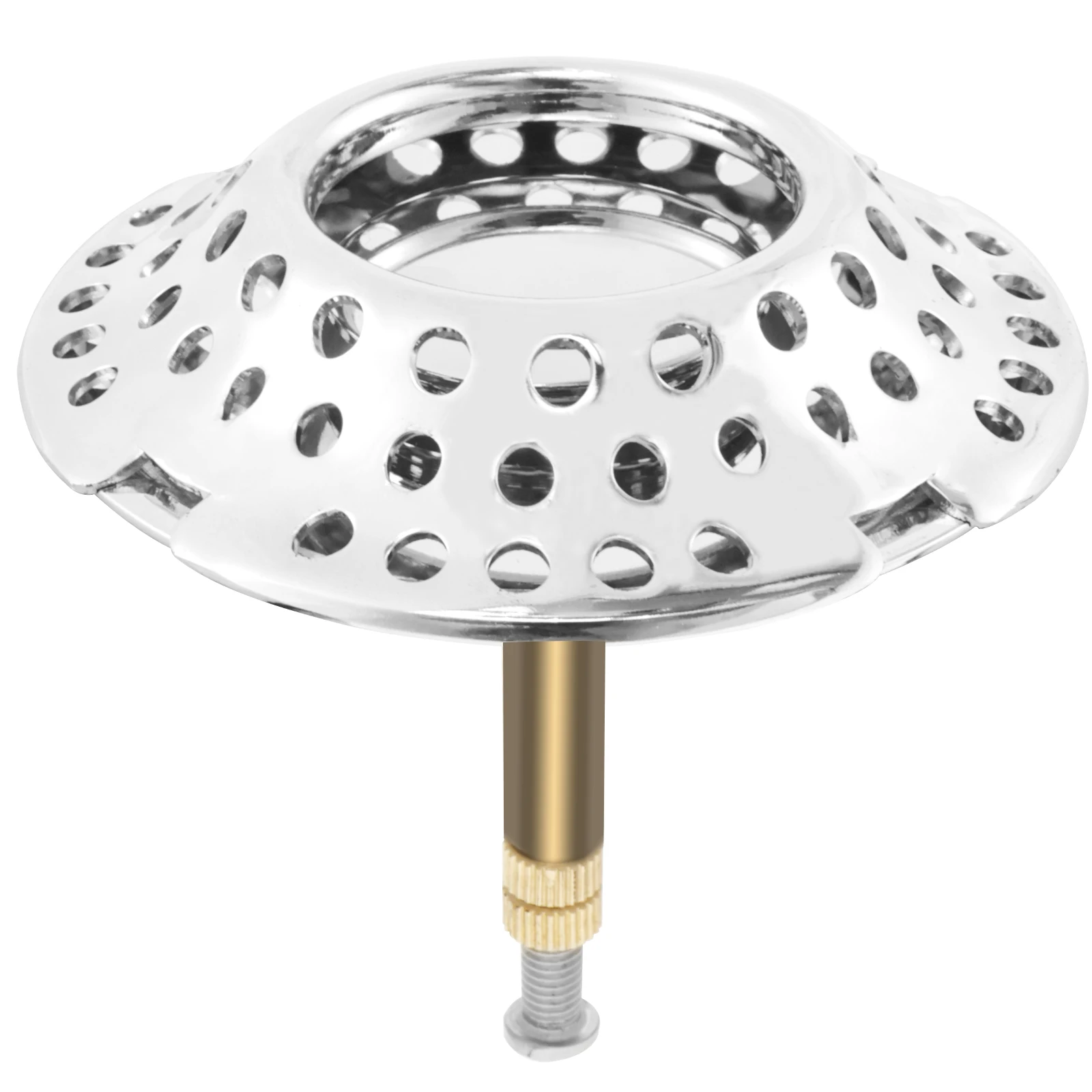 

Tub Stopper Bathtub Drain Plug Pop Up Tub Drain Hair Catcher Drain Cover with Strainer for 1.57 in to 2.2 in Bath Drain Hole