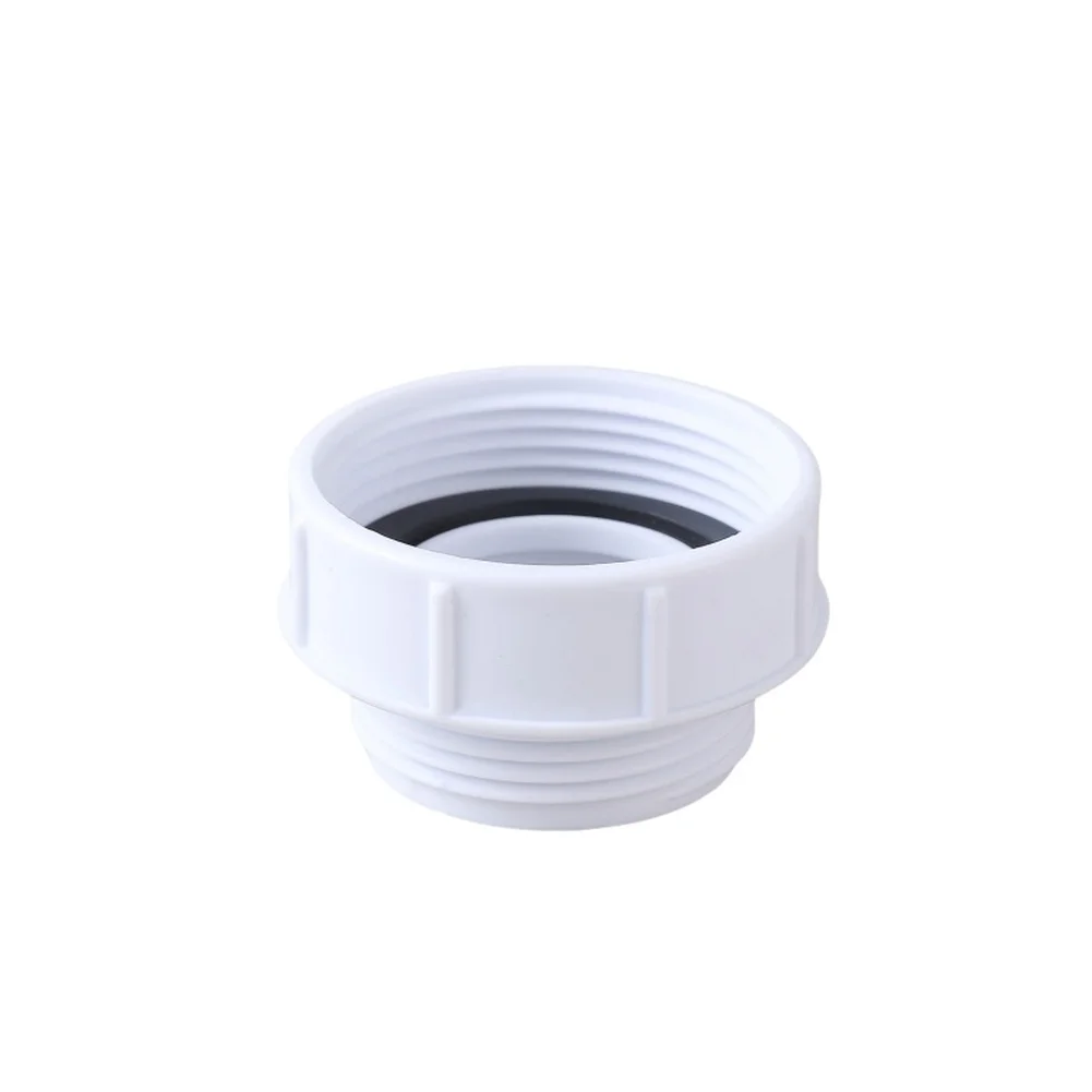1-1/2 To 1-1/4 Inch Sink Drain Reducer Adapter PP Material White Plumbing Connector For Kitchen Bathroom Pipe Fitting