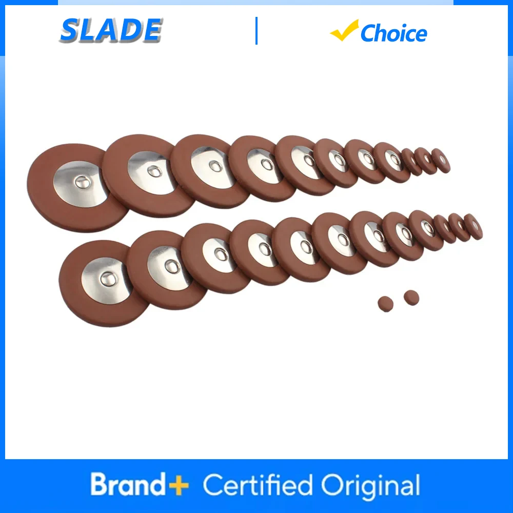 SLADE منصات الساكسفون ألتو/تينور/سوبرانو ساكس زر منصات جلدية الساكسفون آلات النفخ الموسيقية أجزاء وملحقاتها #1