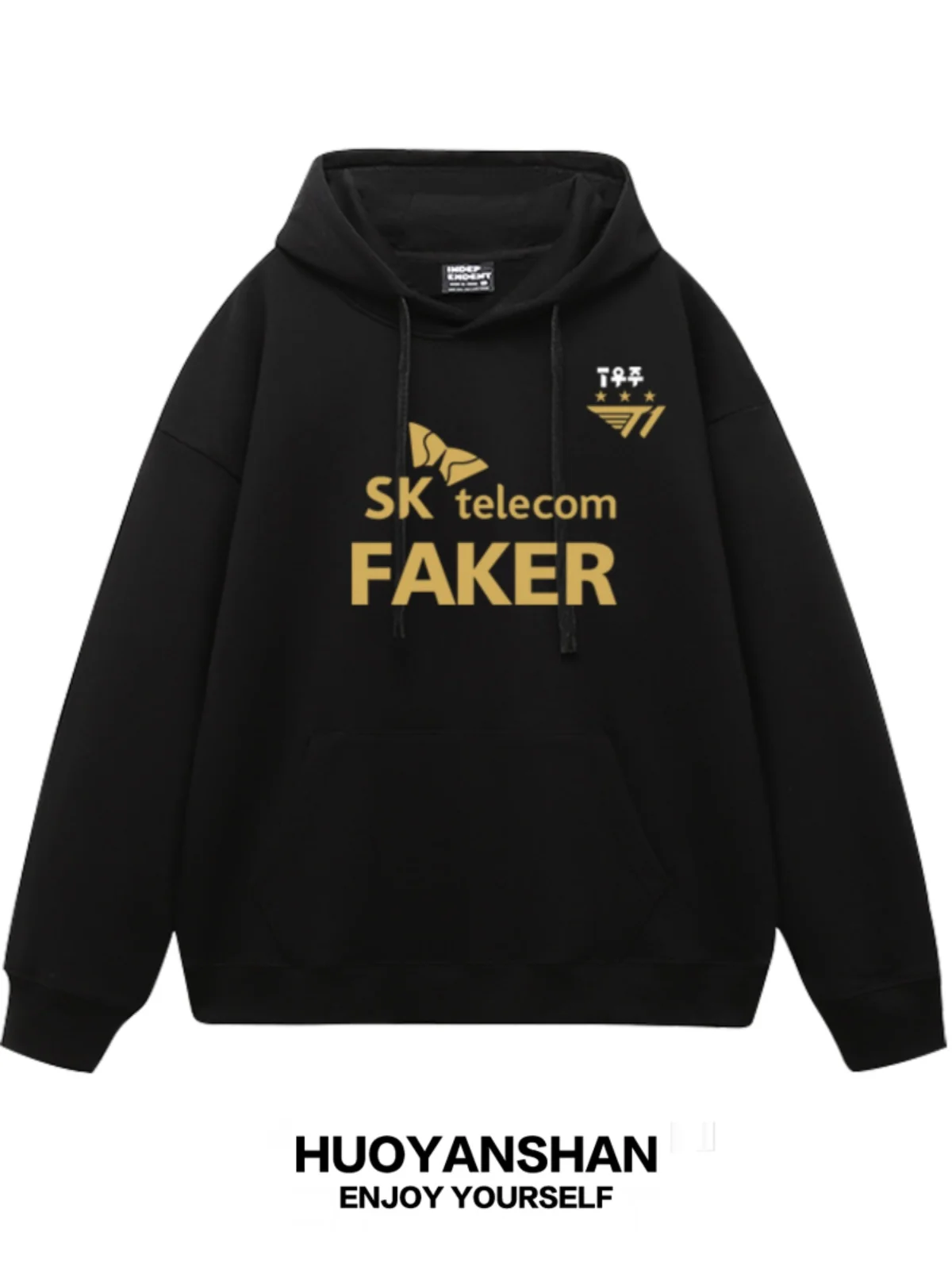 

SKT1 Winter Fleece Hoodie S13 Grand Final Men's Crew Neck Sweatshirt Couple's Loose Fit Casual Print Cotton Polyester Blend