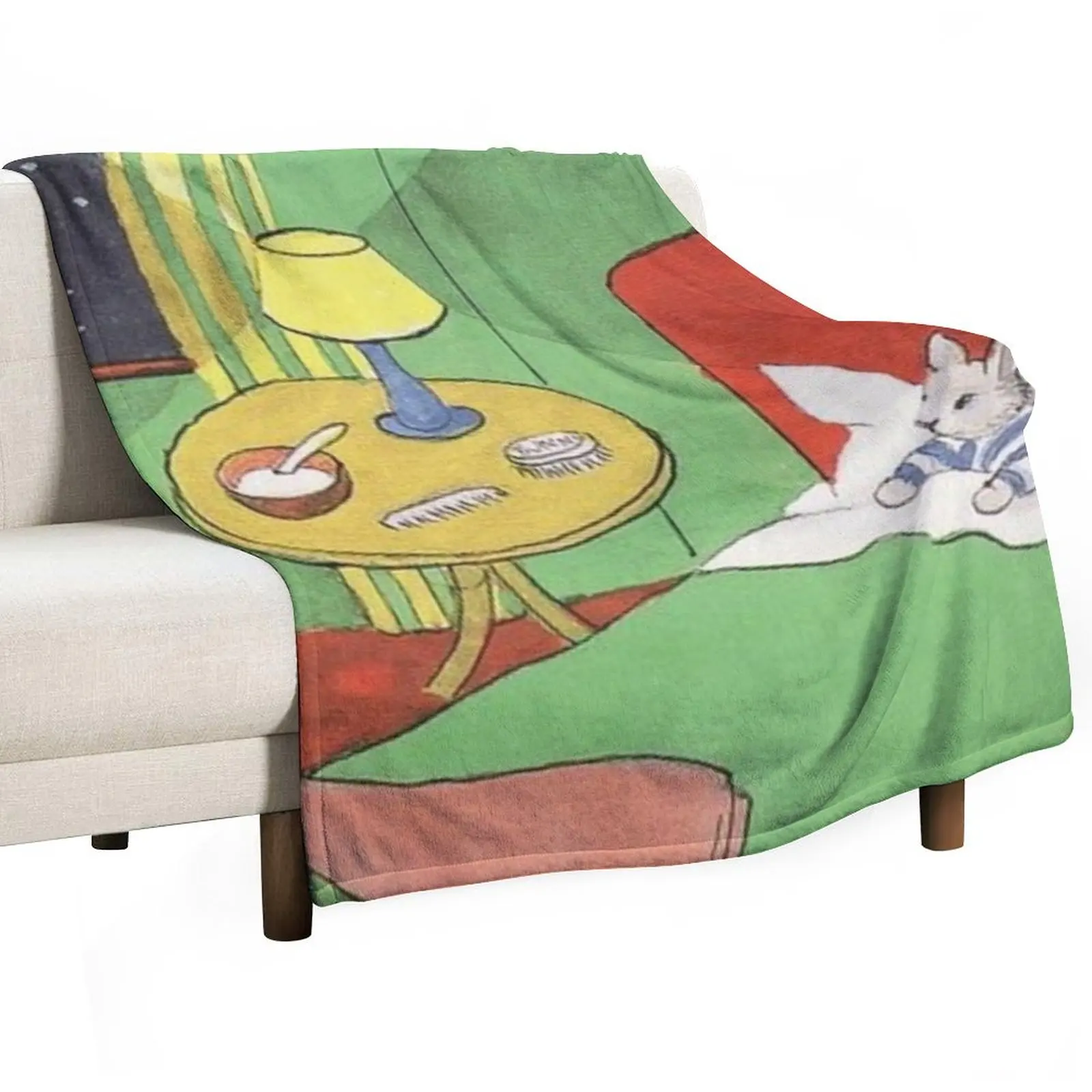 goodnight moon bunny Throw Blanket Summer Beddings Baby Soft Plaid Loose Bed covers Beautifuls Blankets