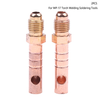 2Pcs 57Y10 Gas & Power Cable Adapter FIT for WP-17 WP-9 WP-24G 24W TIG Welding Torch Welding & Soldering Supplies Tools