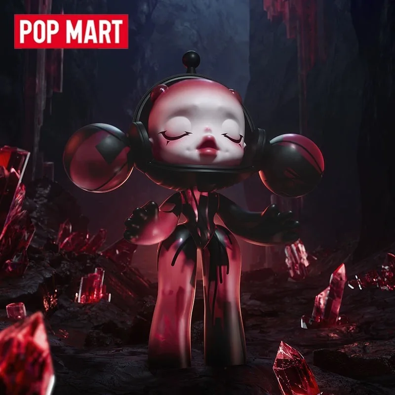 

Pop Mart Mega Α Skullpanda 400% красный кристалл и милая игрушка Nine Heavens для коллекции украшения дома подарки-сюрпризы