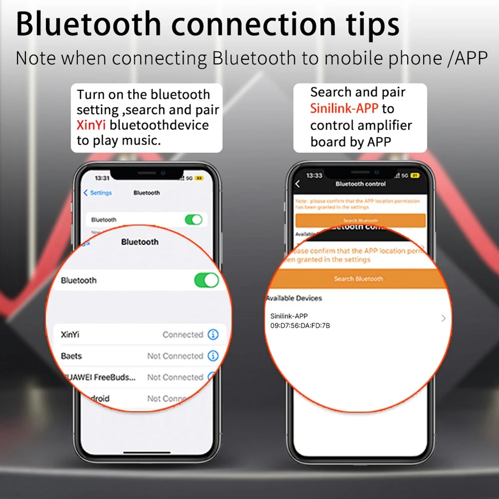 HFES XY-1001W TPA3116 100 ワットモノラル Bluetootooth アンプボードハイパワーオーディオモジュールサウンドパワーアンプモジュール 1001W-C