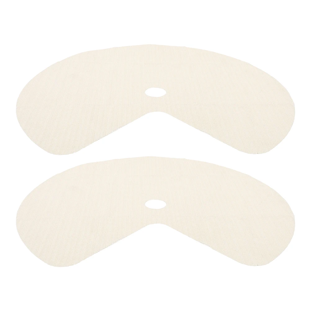 

2Pcs Non Slip Lazy Susan Shelf Liner Round Non Adhesive Kitchen Cabinet Drawer Fridge Mats Waterproof Cut to Size