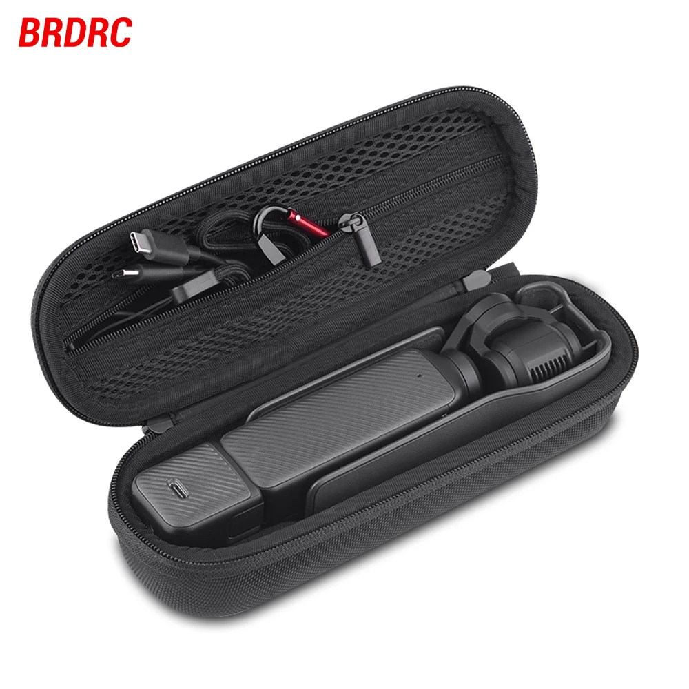 BRDRC Carrying Bag Case For DJI Osmo Pocket 3 Protective Travel Nylon Storage Box Handheld Gimbal Stabilizer Camera Accessories