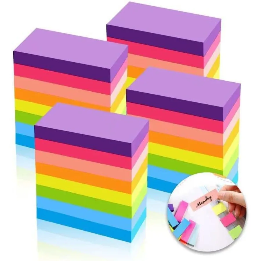 

Sticky Notes, 1 x 3 Self Sticky Notes Pad Colour Sticky Notes Super Sticky Notes Pad for Office Home School Meetg