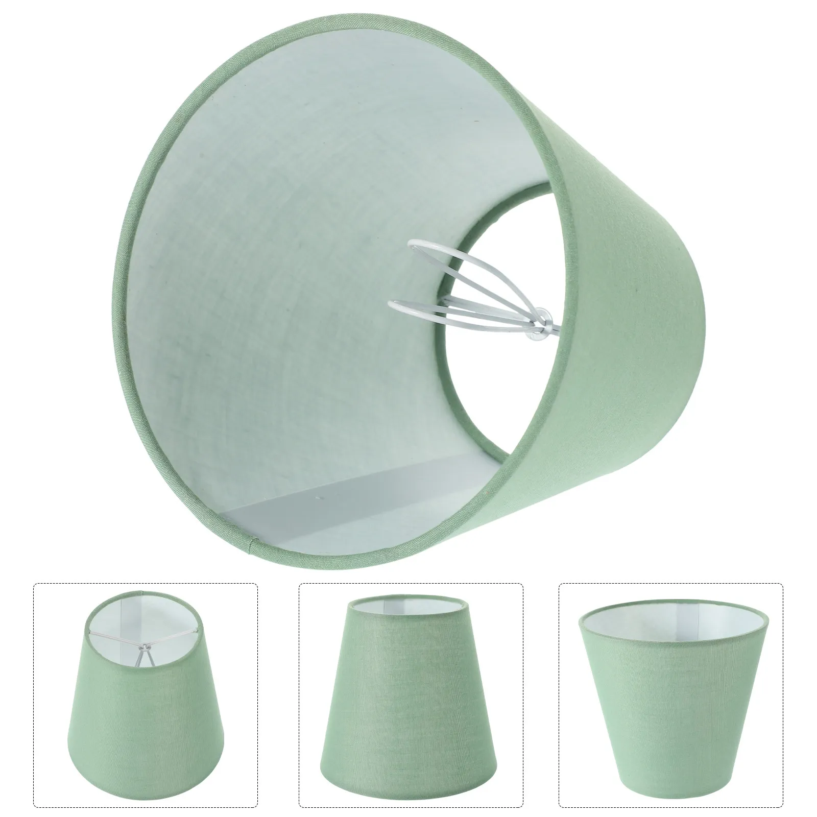 

Тканевый абажур с креплением на прищепке, мягкий и удобный, сменный абажур для настольной лампы, декоративный светильник для спальни и гостиной