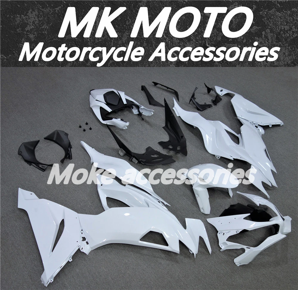 Moke motors Fairings Kit Fit For zx-6r 2019 2020 2021 2022 2023 636 19 20 21 22 23 Bodywork Set High Quality Ninja White