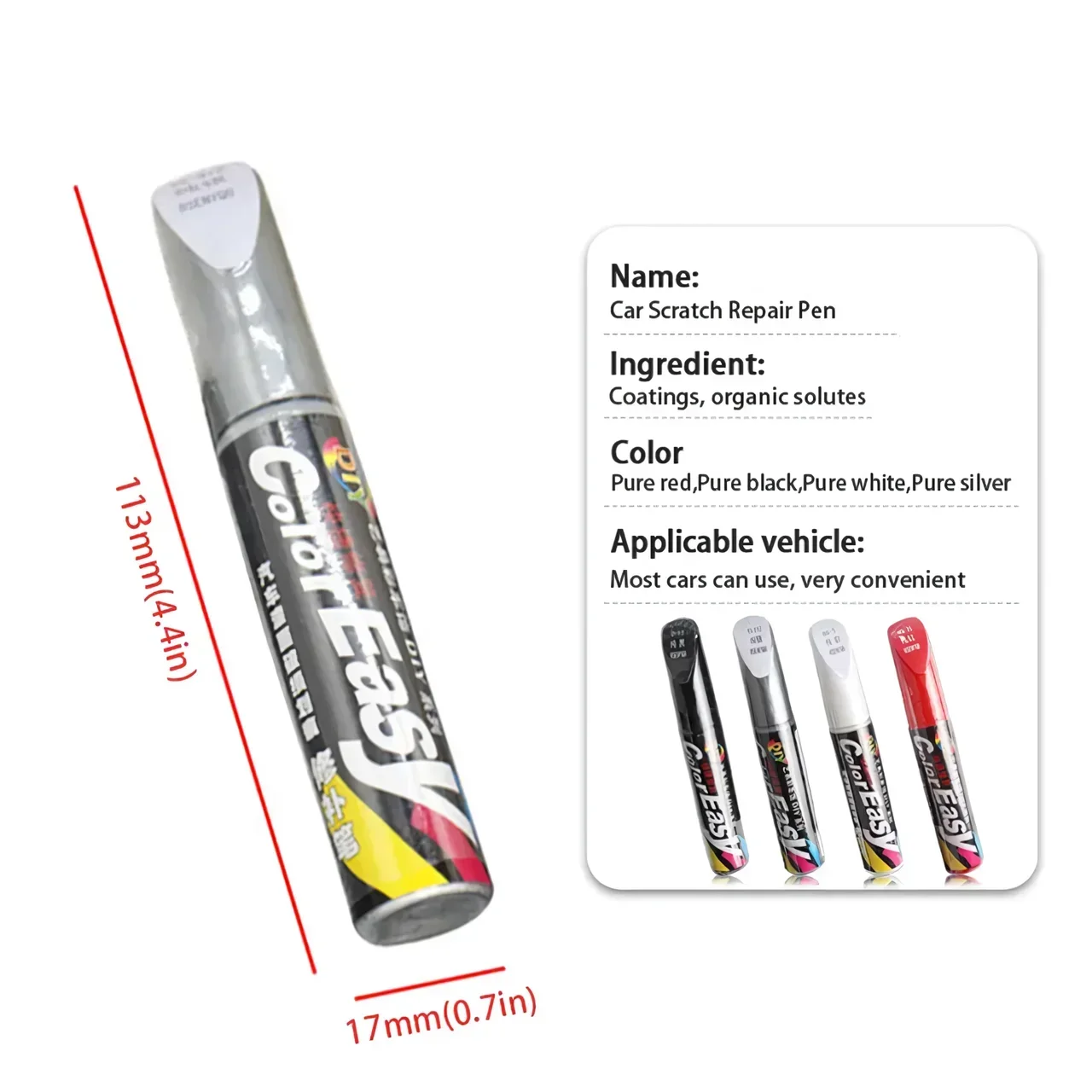 Universal Car Scratch Repair Paint Pen Waterproof Auto Coat Repair Paint Care Pens Scraches Removal for Car Accessories