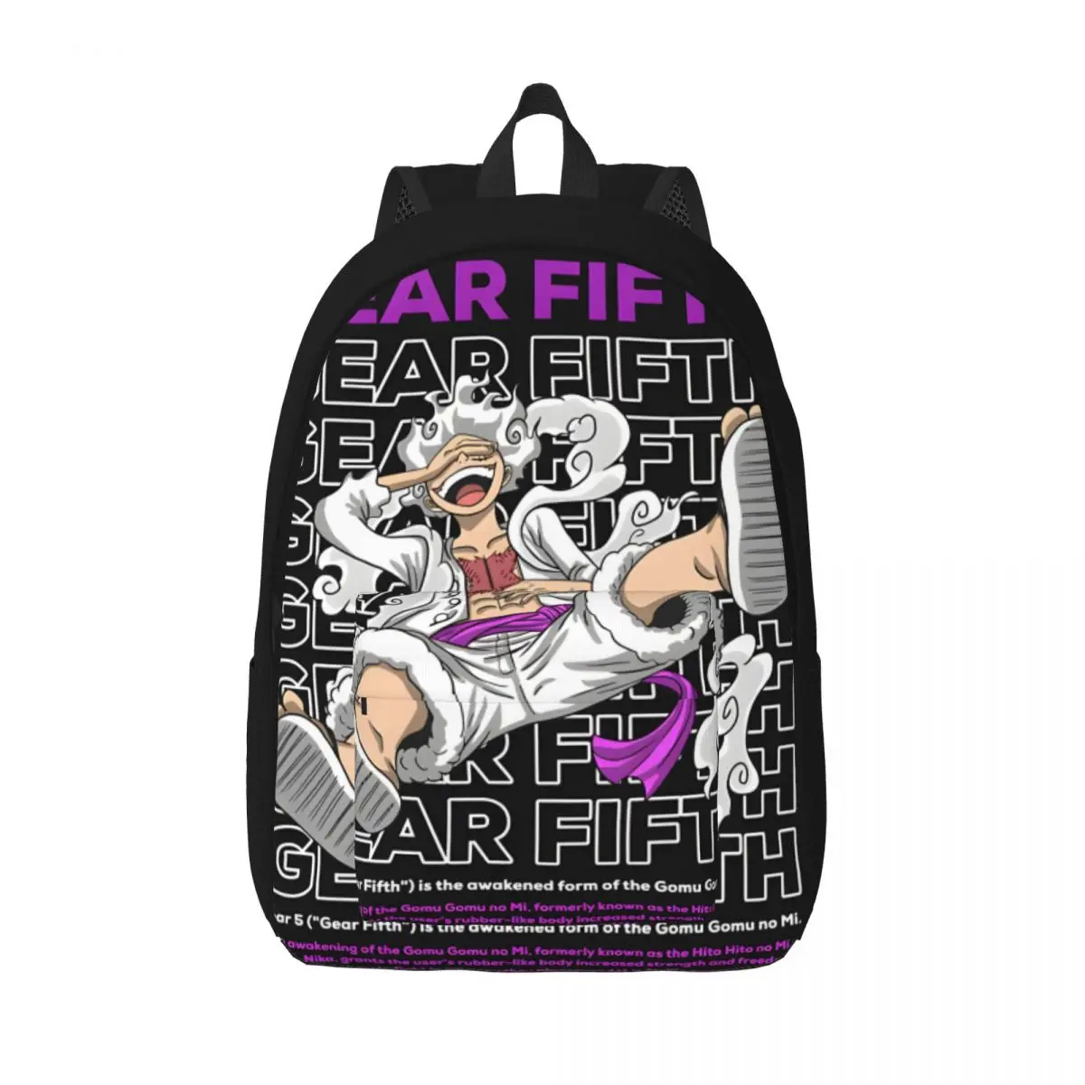 

Schoolbag Anime Schoolbag Zipper Closure One Piece Teenager Birthday Good Quality Daypack Outdoor