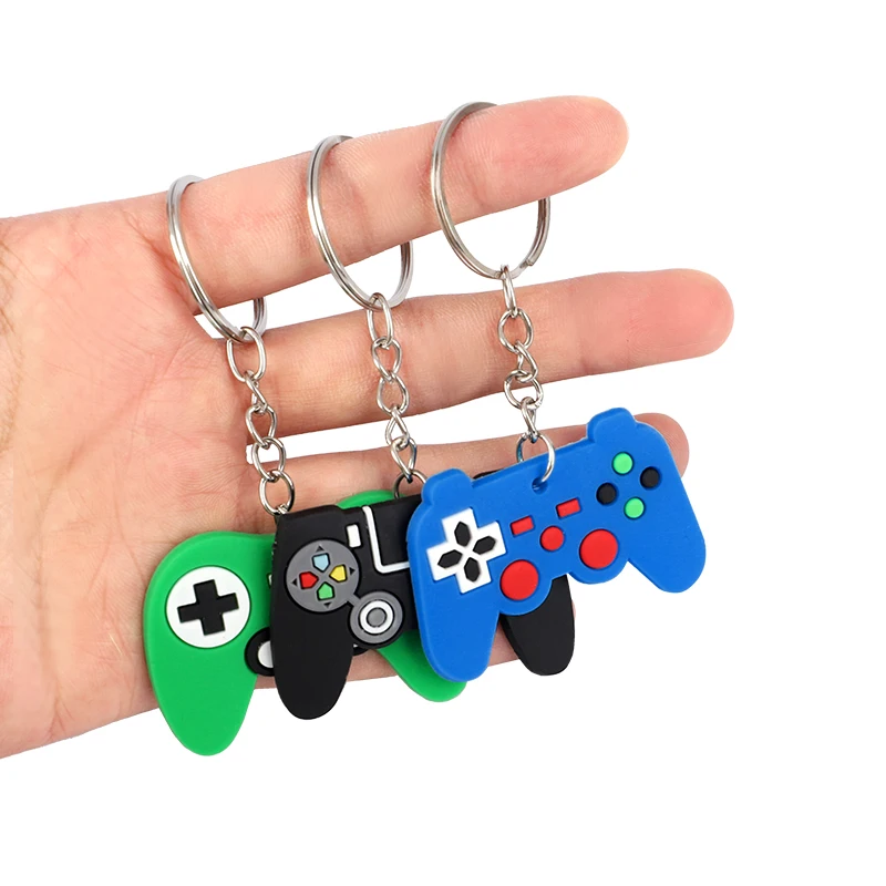 12 Pieces Game Machine Cute Gamepad Command Keychain,Children Birthday Party Gifts Supply,bag And Car Accessories Decoration