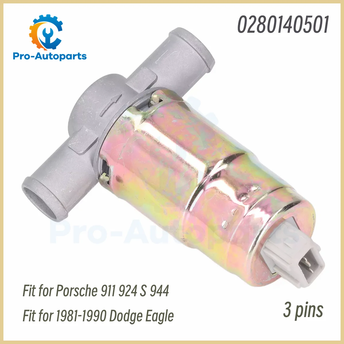 0280140501 Idle Air Control Valve High Strength for Porsche 928 911 924 944 Base Aluminium Alloy Auto Part Accessories