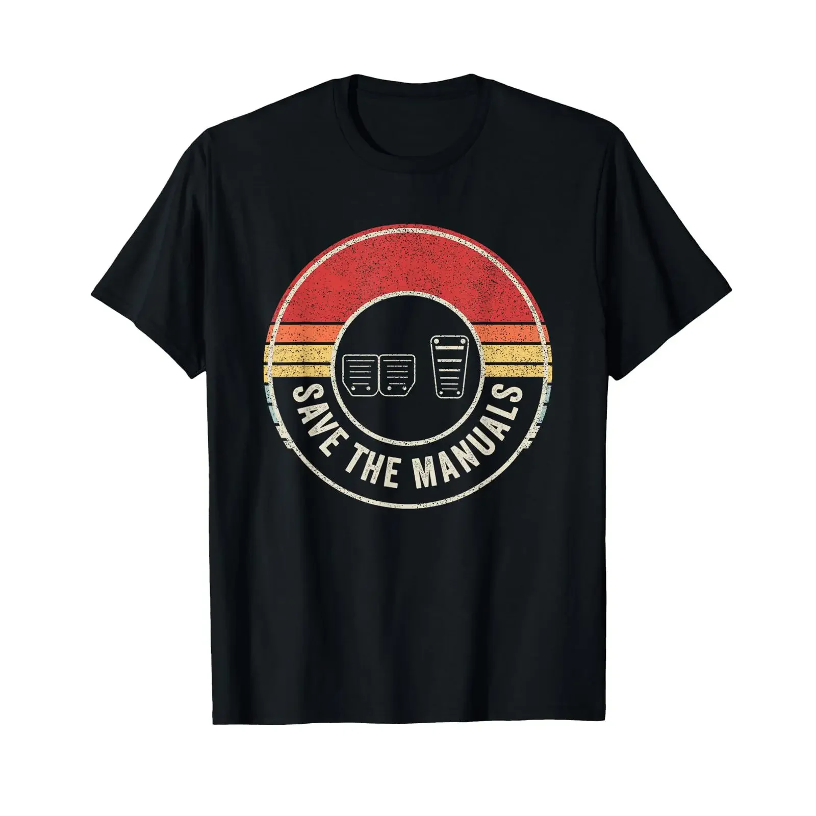Car Lover Vintage Retro Save The Manuals Stick Shift T Shirt vintage Washed streetwear Slightly Stylish Breathable Stretched