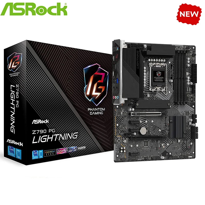 NEW Z790 For ASEOCK Z790 PG Lightning DDR5 Original Desktop For Intel Z790 Motherboard LGA 1700 Support 13900KF 13700K