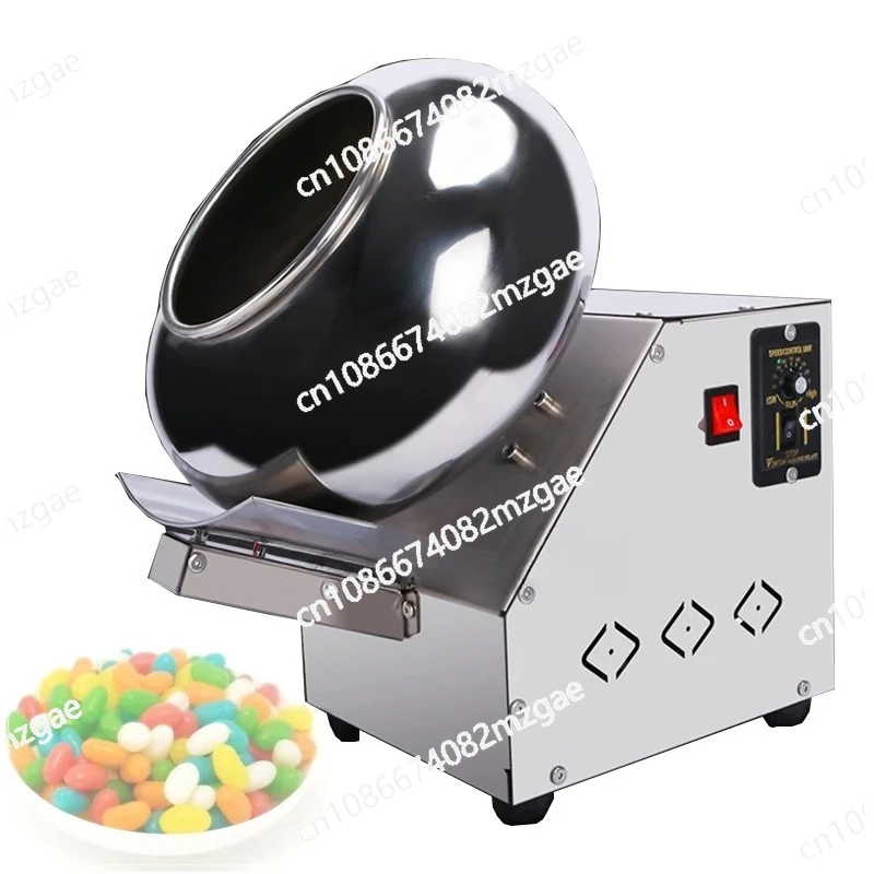 

Chocolate Coating Pan Sugar Polishing Candy Snack Making Machines For Nuts Peanuts Sugar Candy Coating Machine
