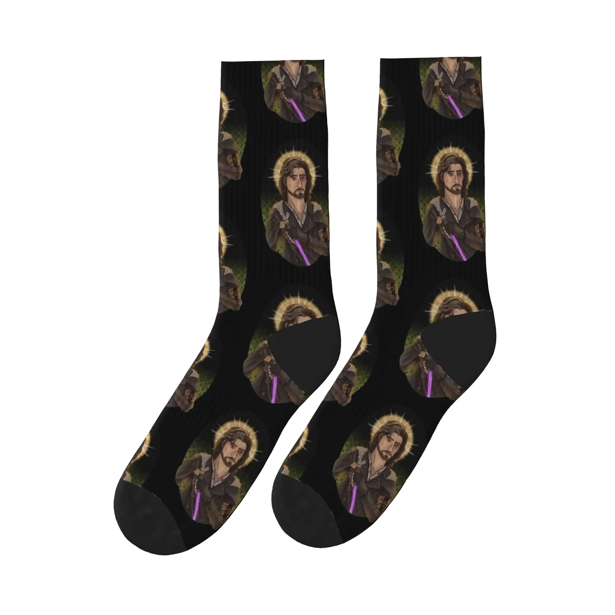 

Unisex Men Socks Expedition 33 Verso Stockings Winter Fashion Soft Socks Graphic Skateboard Non Skid Socks