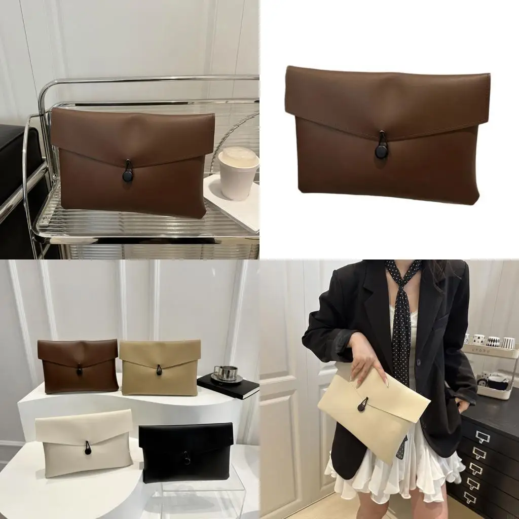 

Стильная сумка из кожи ПУ портмона конверта для повседневной работы и вечернего мероприятия