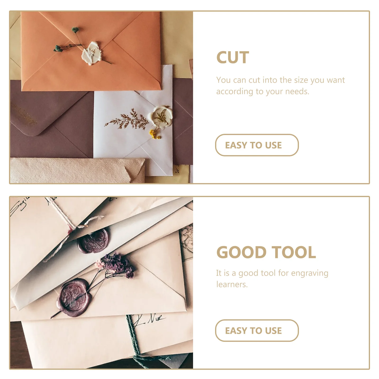 

4Pcs Tpr Rubber Stamp Blocks Durable Eco Friendly Carving Blocks for DIY Crafts and Engraving Rubber Crafts Material
