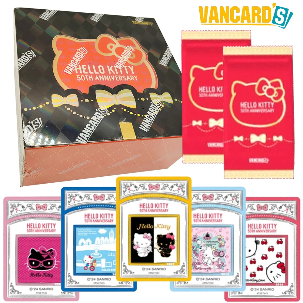 

Подлинная коллекционная карта Hello Kitty VANCARD'S, исцеляющая милая японская аниме-звезда, креативные карты с персонажами, игрушки Doujin и хобби