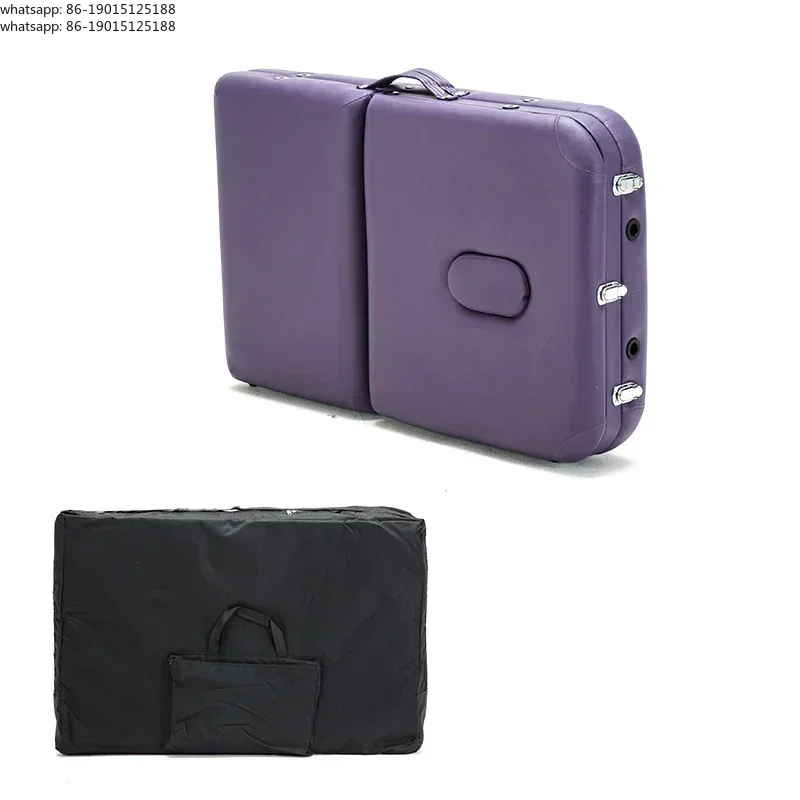 Black Folding Carrying Bag Beauty Bed AccessoriesSturdy 600D Oxford Cloth Waterproof Backpack 93*70 Only Bag No Bed