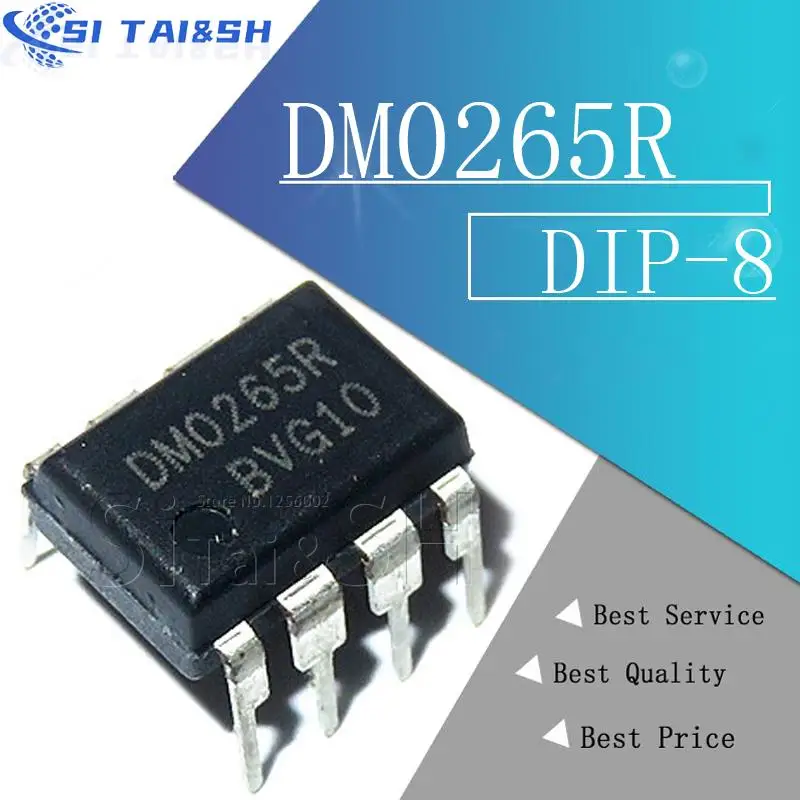 10PCS DM0265R Black plastic protective case For DIP-8 DM0265 DIP 0265R