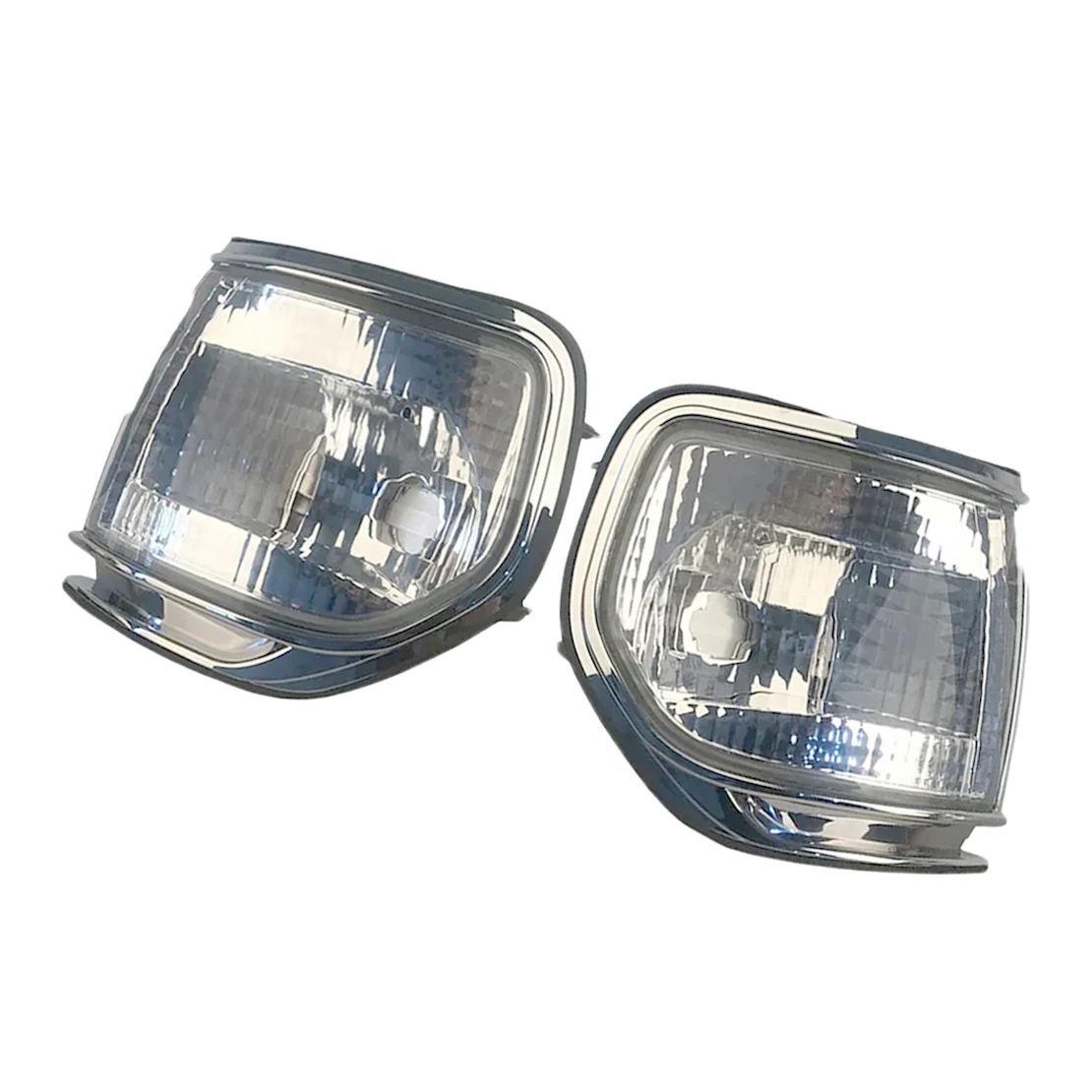 1 Pair Clear Lens Front Bumper Corner Light Lamp Fit for Toyota Land Cruiser FJ80 1997 1996 1995 1994 1993 1992 1991