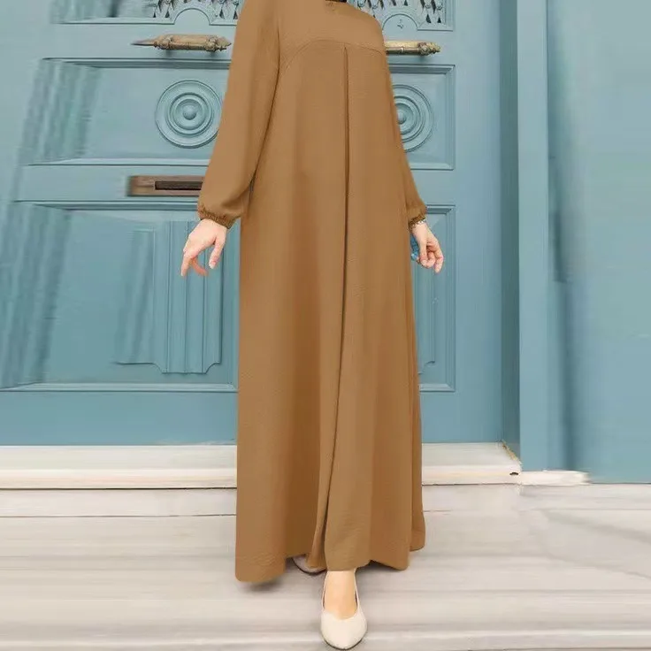 Modest Muslim Vestidos Abaya Women Dress Ramadan Morocco Dubai Abayas Arab Long Robe Islam Kaftan Jalabiya Eid Saudi Dresses