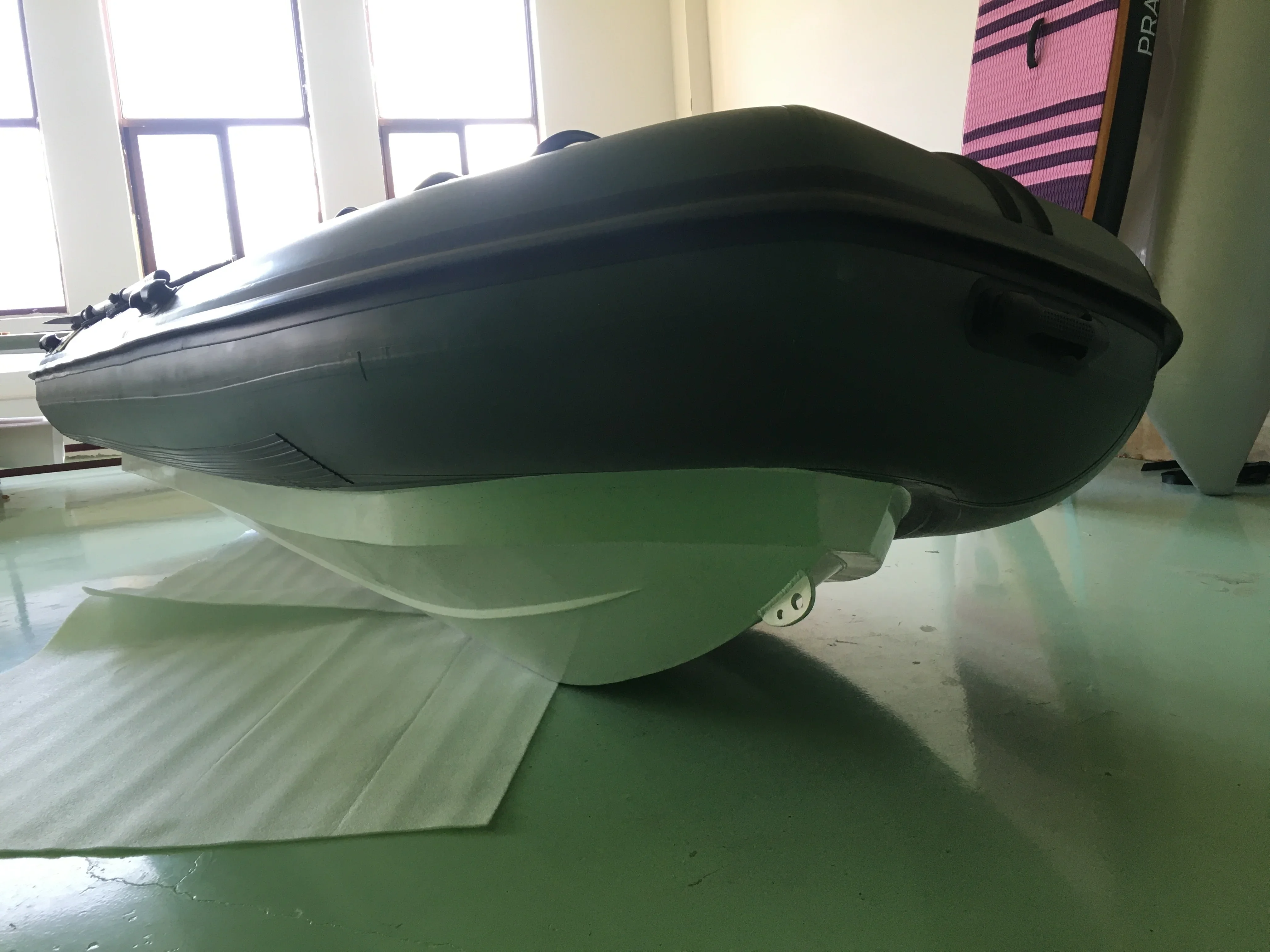 2026 Hot Sale Aluminum Alloy Rowing Boat Deep V Bottom Inflatable RIB Boat Lightweight Portable Offshore Fishing Dinghy