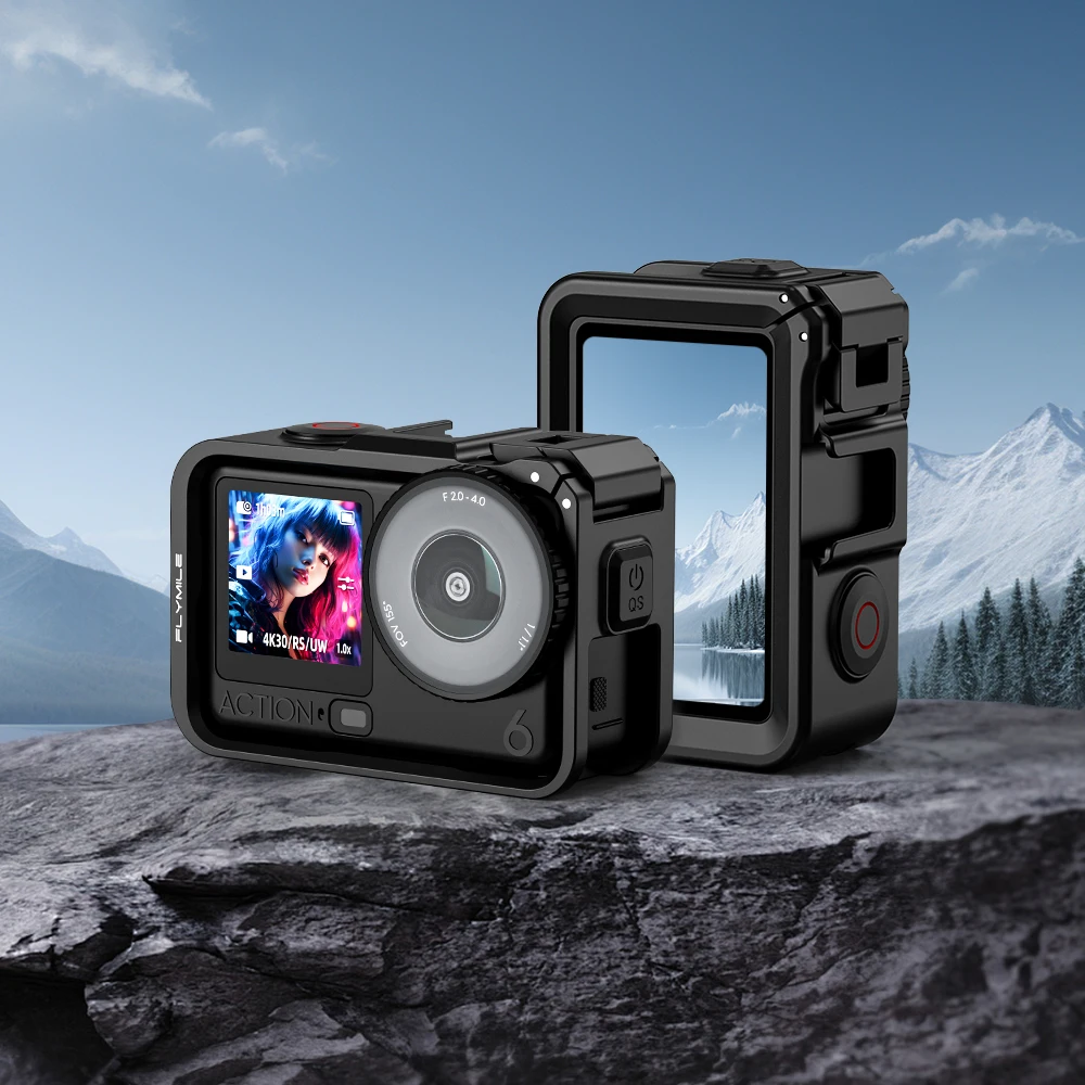 

For DJI Action 6 Camera Frame Vertical/Horizontal Shooting Protective Frame