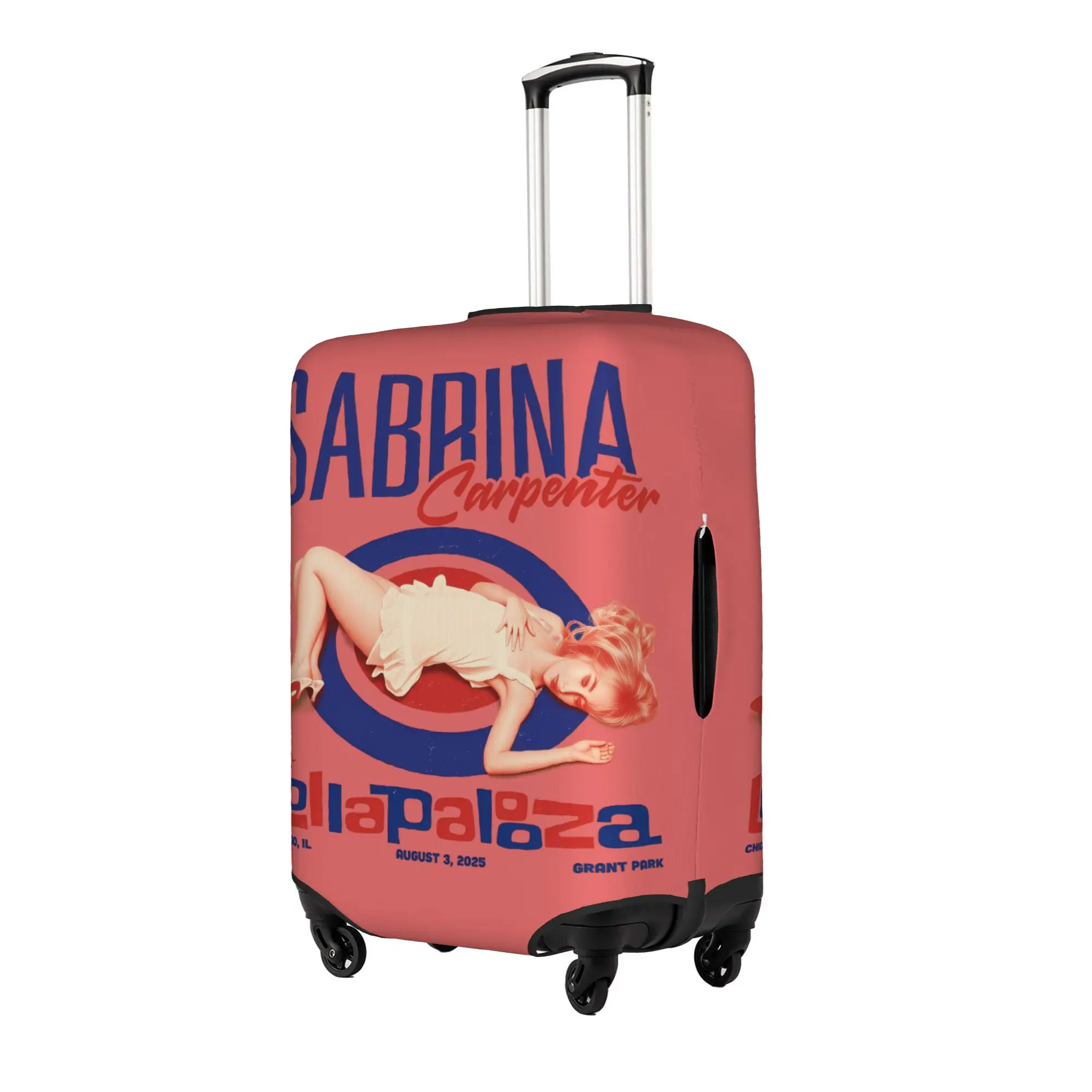 L-Lollapalooza  Luggage Cover Elastic Rock Heavy Metal Punk  Travel Suitcase Protective Covers Suit For 18-32 inch
