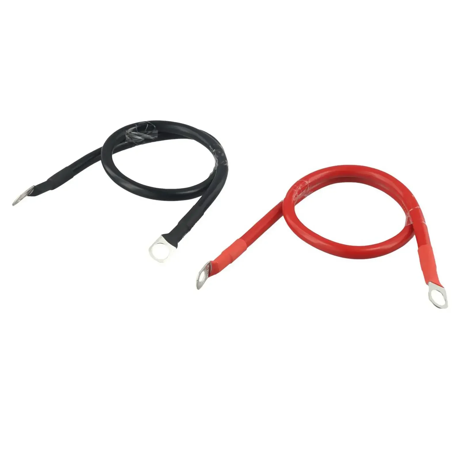 2 Battery Cables With Cable Battery Switch 50cm 16mm2 5AWG M8 12V Cable For Car Boat And Solar Batteries