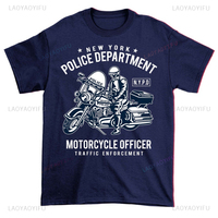 Police Motorcycle Officer Adults Funny Slogan T-Shirt Men's & Women's Novelty T-Shirts High Quality Cotton Tops