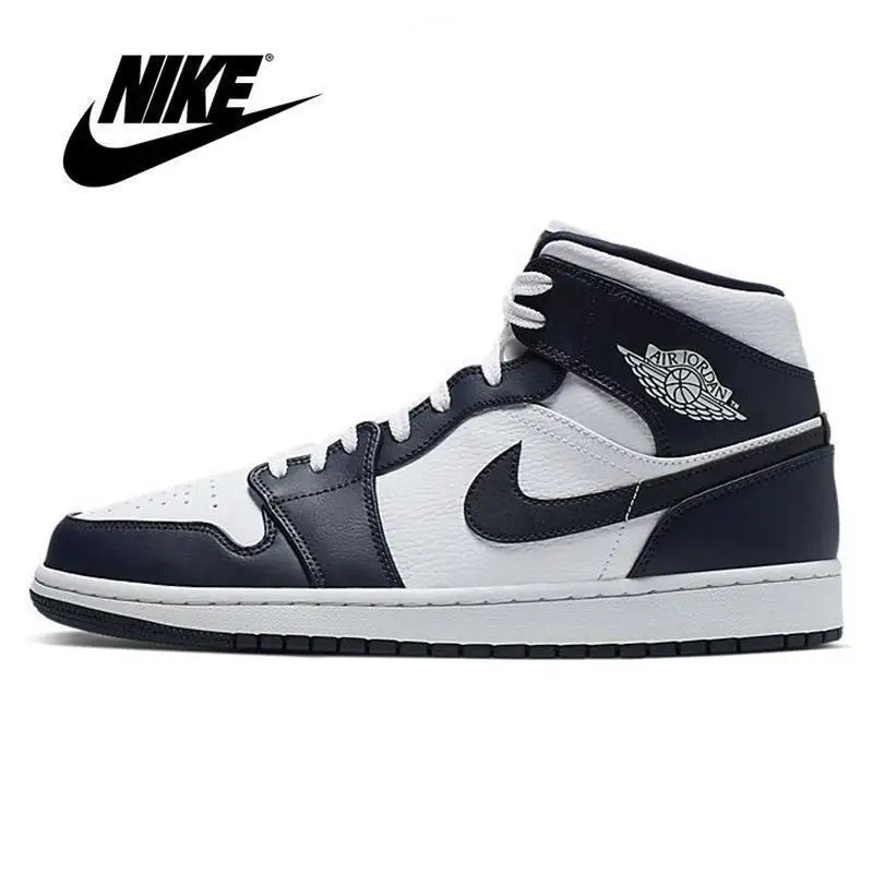 

Новинка, черные спортивные туфли Nike-Air Jordan Retro 1 One AJ1 High Shadow 2,0, женские и мужские кроссовки, Баскетбольная обувь OA