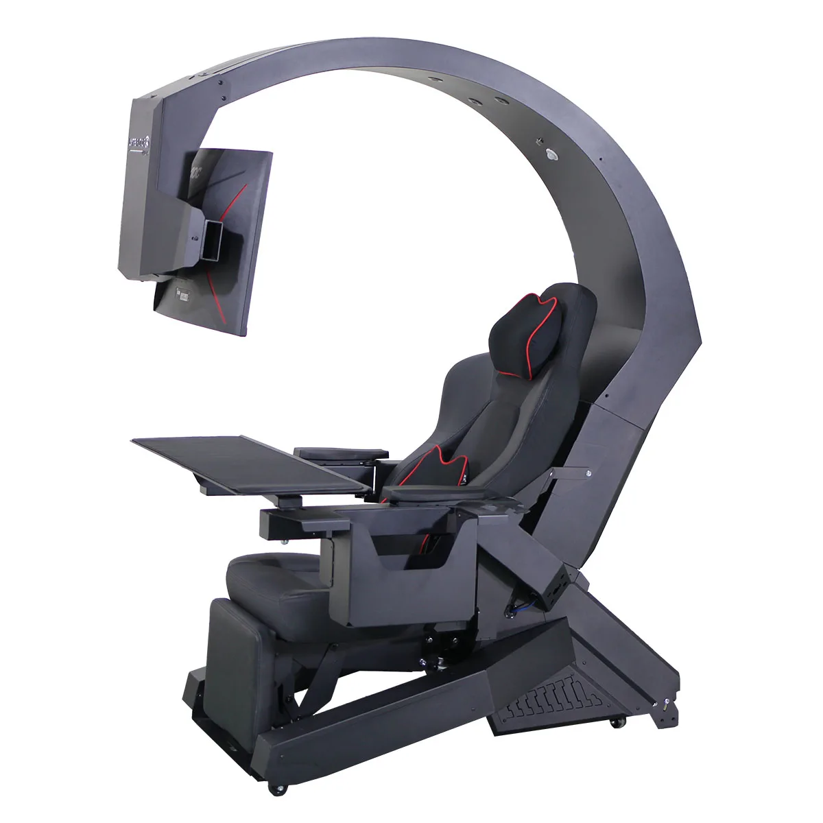 IW-320 Zero Gravity Recline Workstation Chair  Gaming COCKPIT , Works Triple FIVE Monitor Tilting Rig Imperator VR IW320