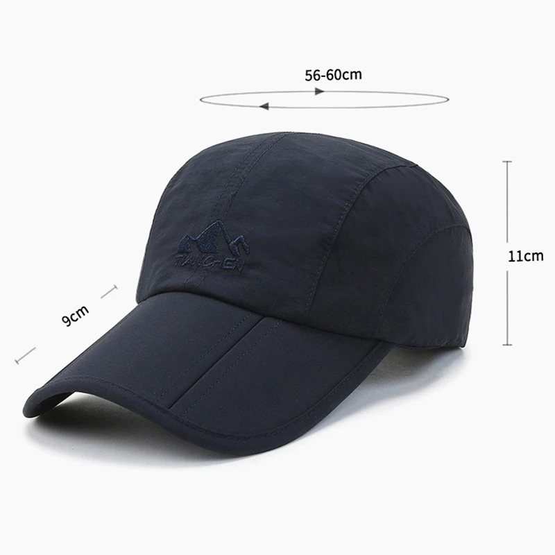 NIXHIT Outdoor Sports Foldable Breathable Thin Quick Drying Women Men\'s Baseball Cap Mountaineering Hiking Fishing Sun Hat A245