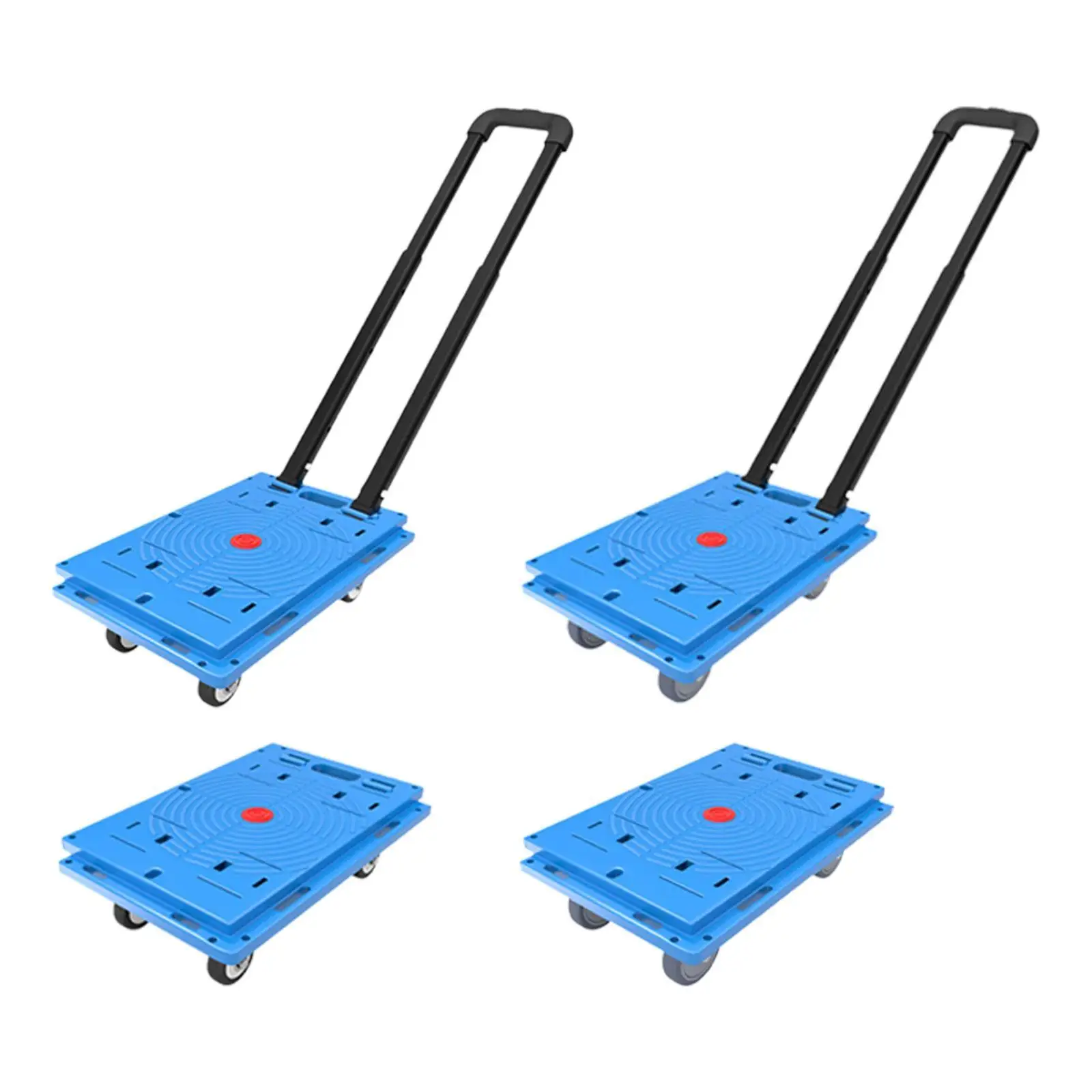 

Furniture Dolly Connectable Heavy Duty Small Flat Dolly Hand Truck Furniture Mover for Garage Home Delivery Warehouse Office