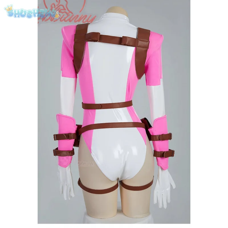 Disfraz de superhéroe Gwen para mujer, mono de cuero de fantasía, máscara, cinturón, accesorios, conjunto de accesorios, fiesta de Halloween, nuevo uniforme de Gwen