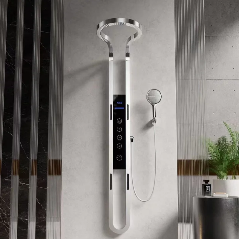 shower board gold modern creative waterfall shower head mixer set rain shower board system