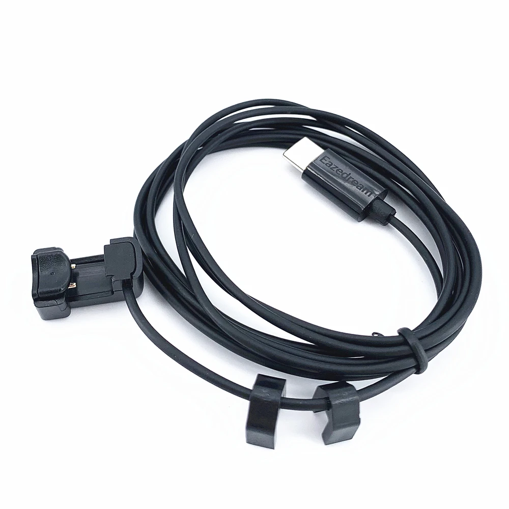 Cabo de carregamento USB / Type-C suporta carga direta sem estojo e alimentação contínua para óculos Ray-Ban Meta Smart Rayban AR