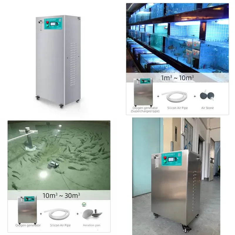20 PSA Oxygen Concentrator for Fish Farming and Oxygen Generator for Aquaculture in Tank Industrial Fish Ponds