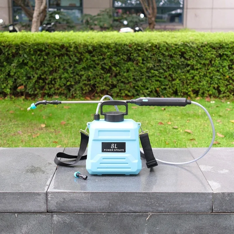 بخاخ كهربائي مسقاة 5L 8L مع بندقية رذاذ السيارات حديقة النبات مستر 240 دقيقة عمر البطارية USB شحن أداة الري