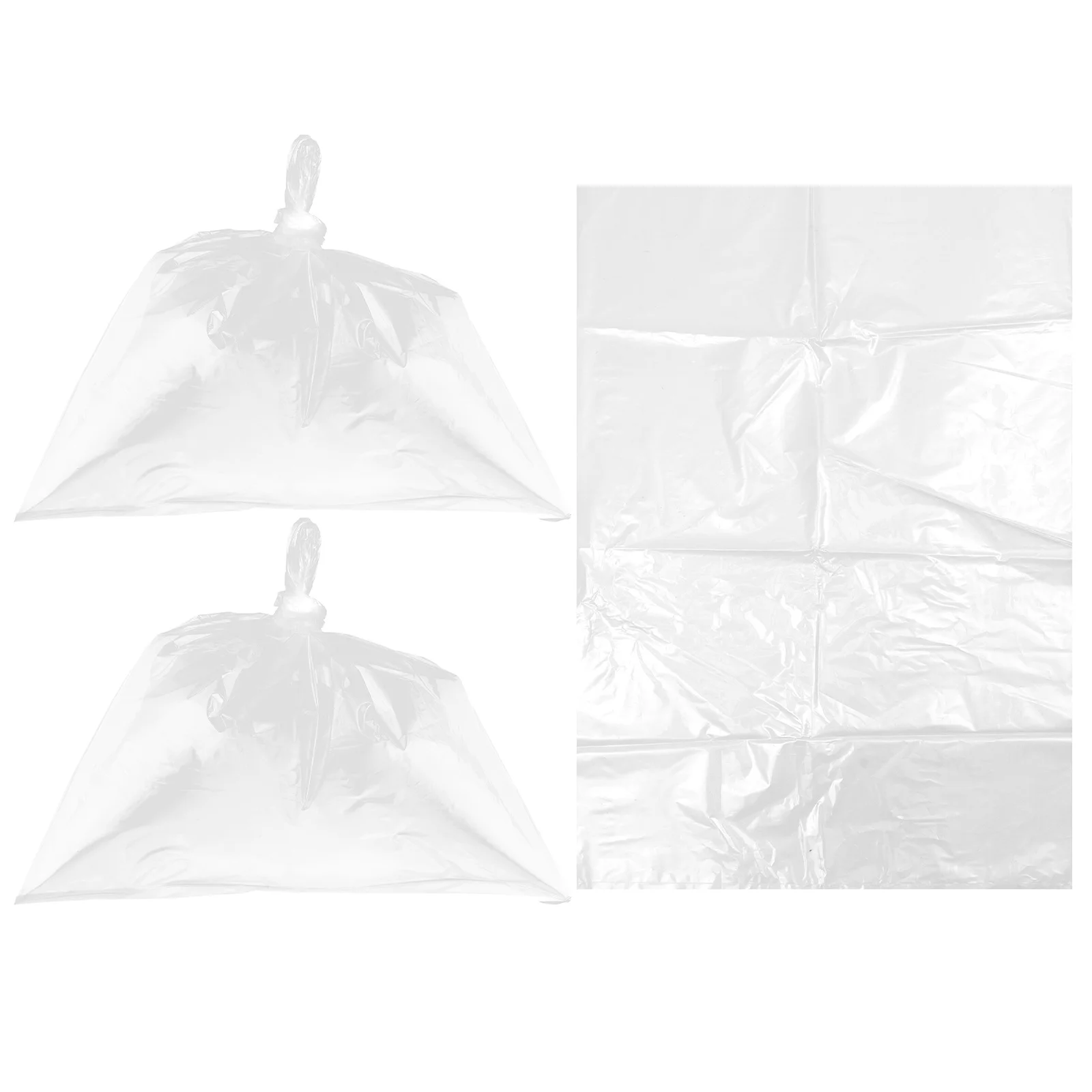 

3Pcs Transparent Furniture Dust Cover Thickened Large Plastic Bag Home Appliance Protector Furniture Moving Cover Reusable