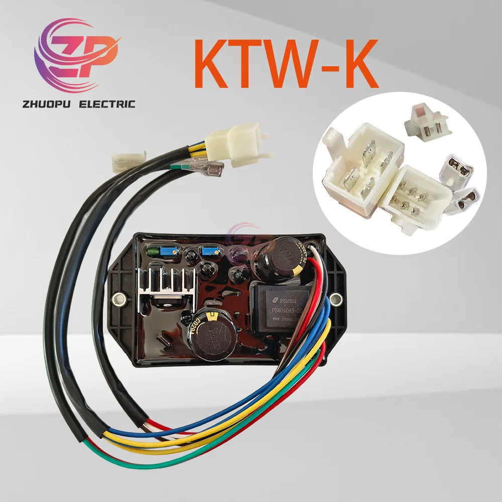 

Автоматический регулятор напряжения KTW‑K AVR, однофазный, 5 кВт, для сварки, модуль управления возбуждением дизельного генератора