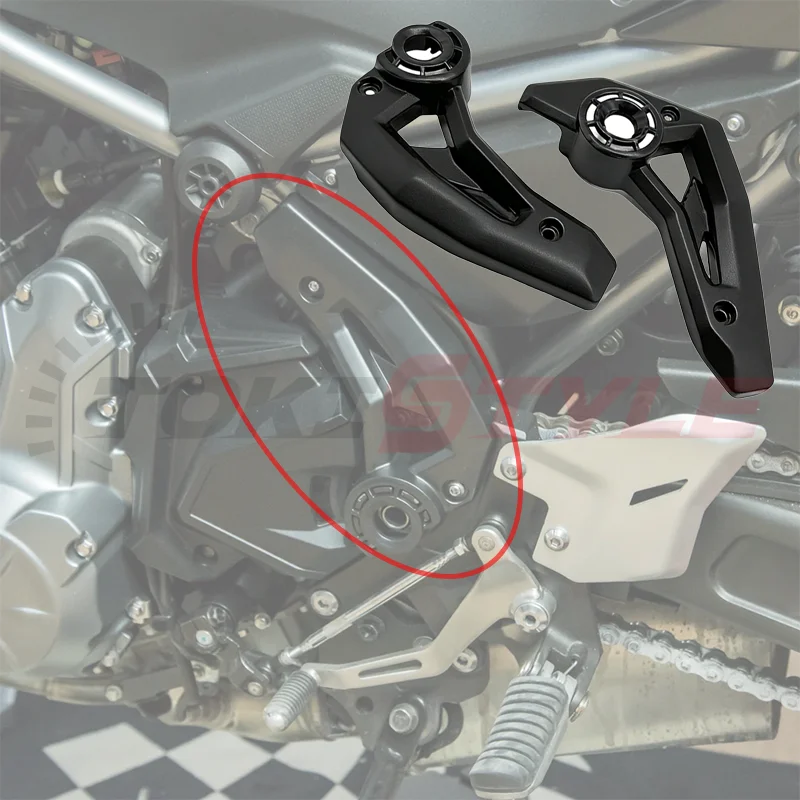 

Защитная накладка на боковую часть рамы мотоцикла, подходит для Kawasaki Ninja 650, Ninja650, Z650 2017-2024 годов выпуска.