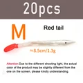 20 piezas de cola roja M