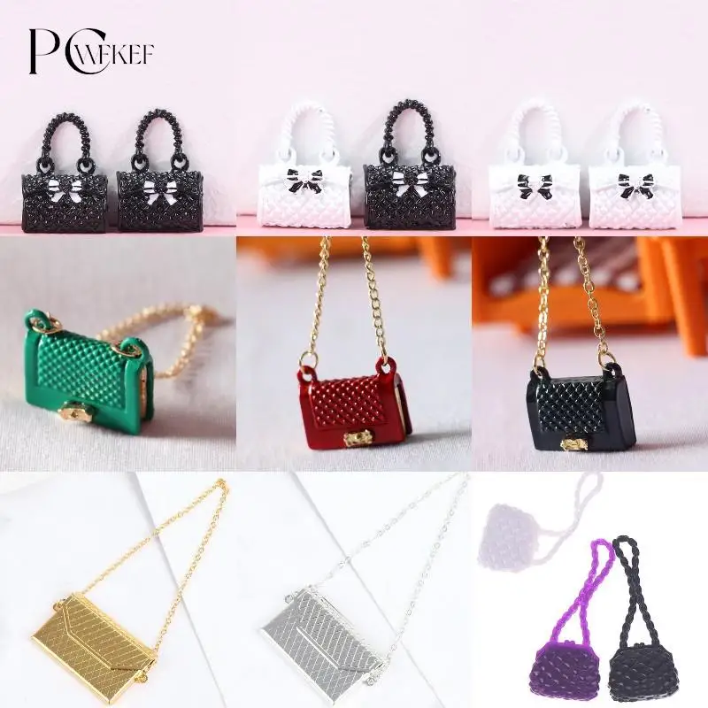 1PCS New Fashion Mini Handbag Shoulder Bag For Doll Decor Accessories Kids Toys