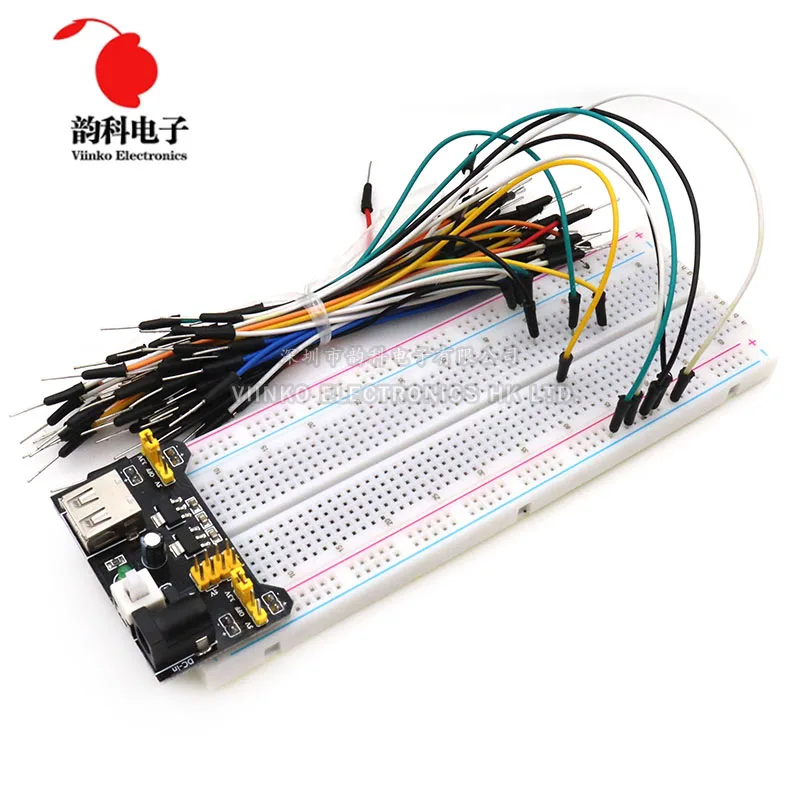 NEW MB-102 MB102 Breadboard 400 830 Point Solderless PCB Bread Board Test Develop DIY for arduino laboratory SYB-830