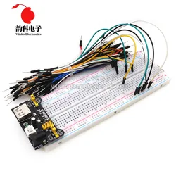 NEW MB-102 MB102 Breadboard 400 830 Point Solderless PCB Bread Board Test Develop DIY for arduino laboratory SYB-830